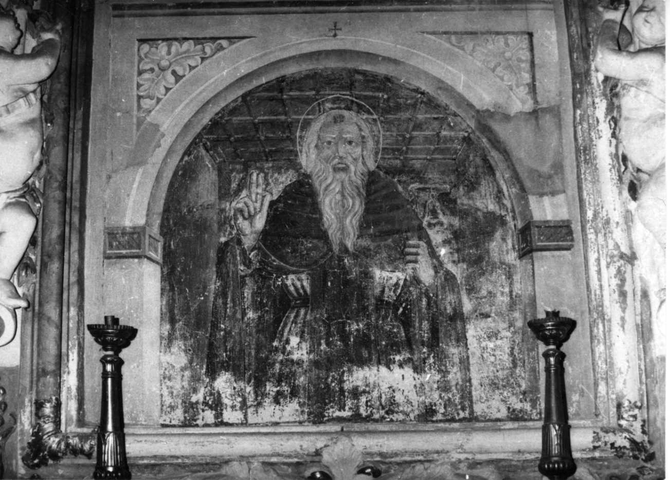 Sant'Antonio Abate (dipinto, opera isolata) - ambito cuneese (seconda metà sec. XV)