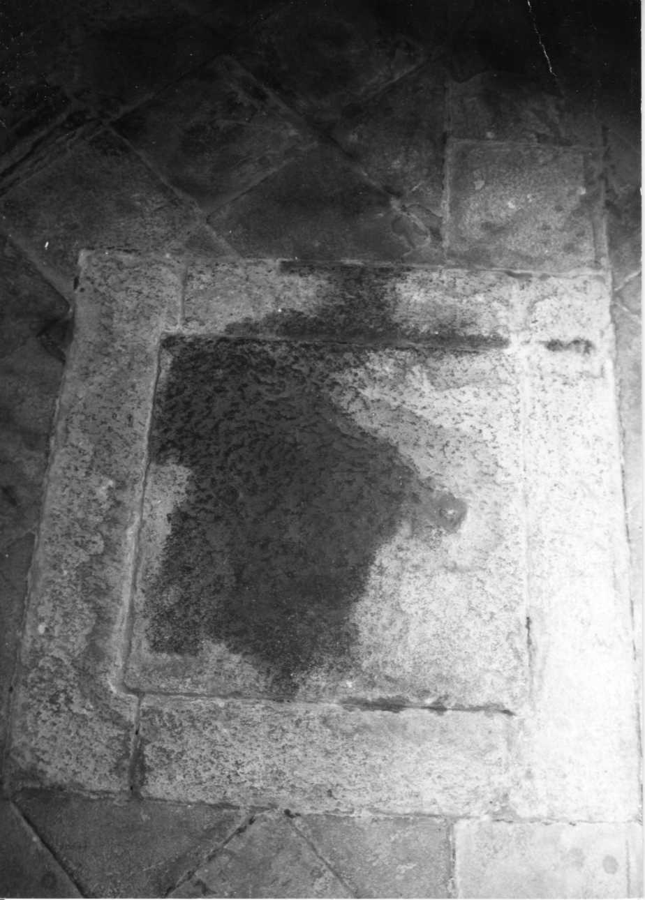 lastra tombale, opera isolata - bottega piemontese (sec. XVII)