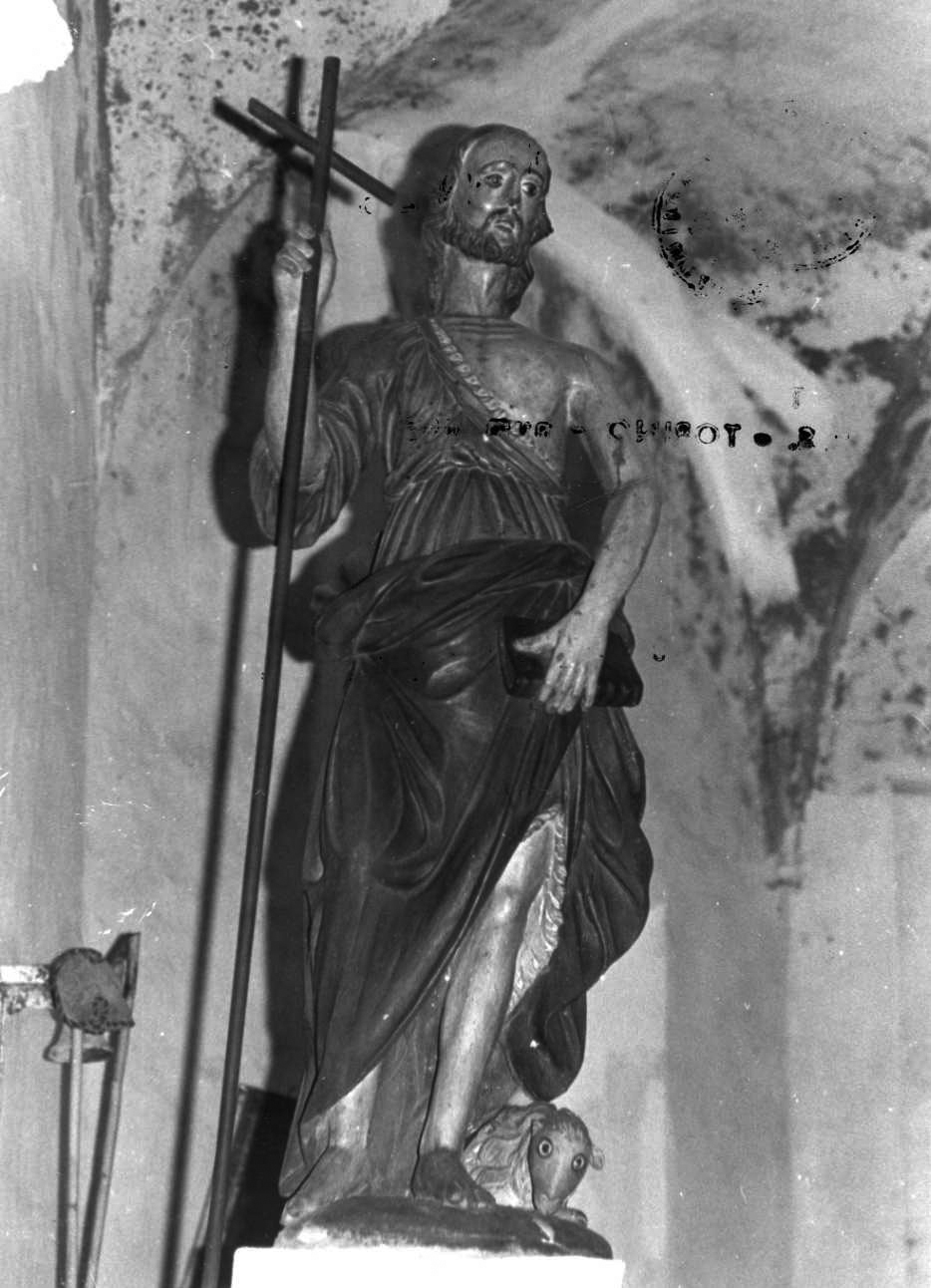 San Giovanni Battista (statua, opera isolata) - bottega piemontese (ultimo quarto sec. XVIII)