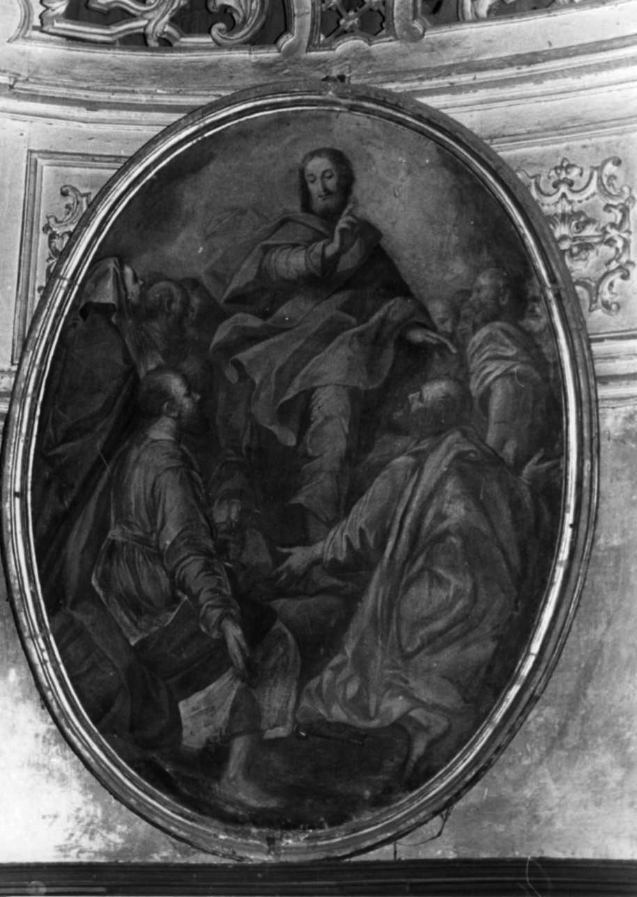 ascensione di Cristo (dipinto, opera isolata) di Grassi Giovanni Battista (metà sec. XVIII)