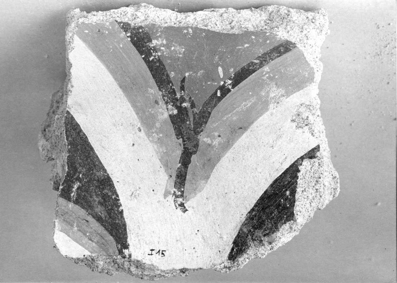 dipinto, frammento - ambito piemontese (fine sec. XI)