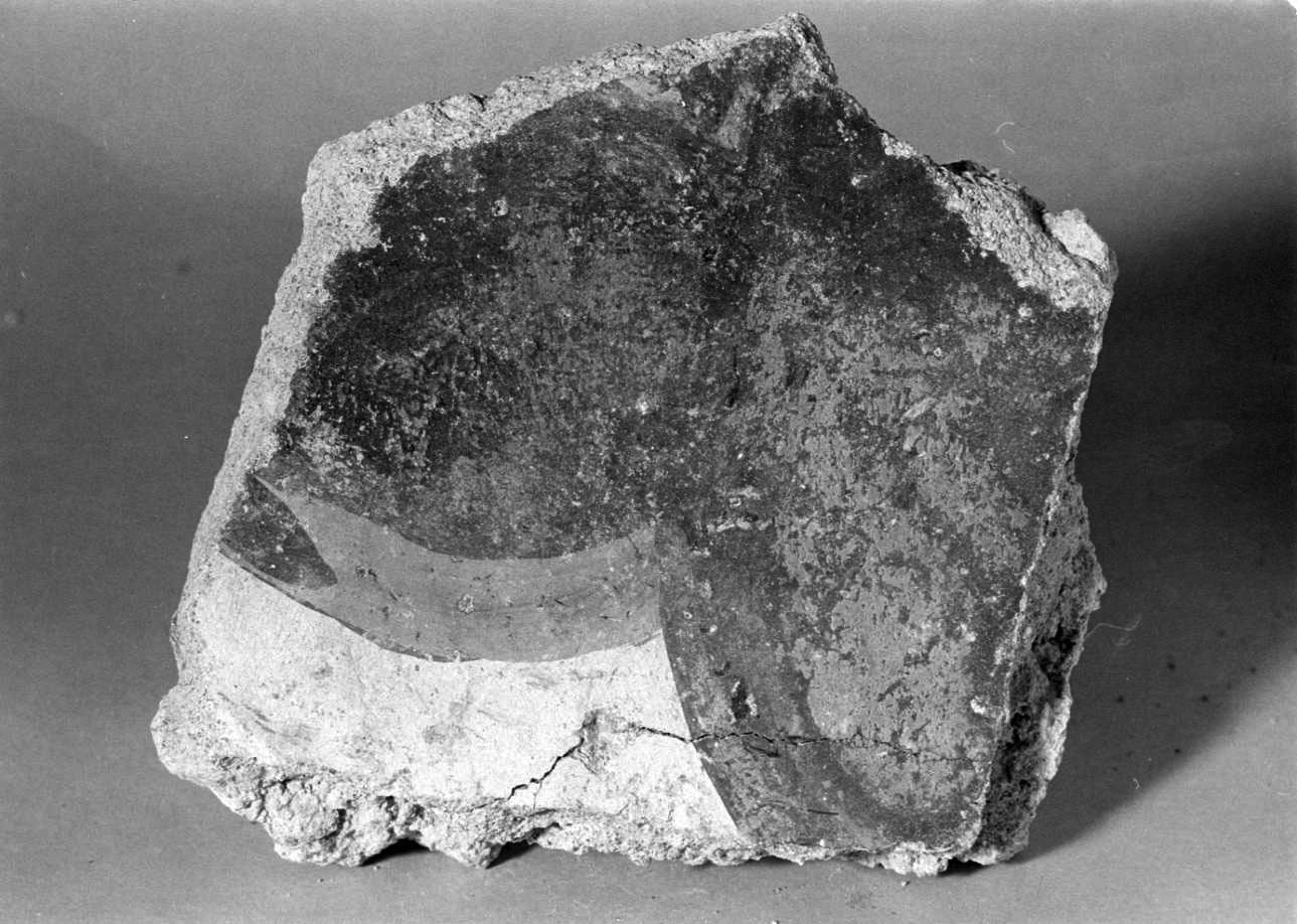 dipinto, frammento - ambito piemontese (fine sec. XI)