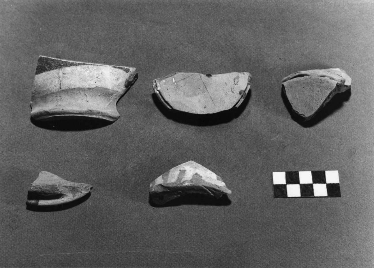 boccale, frammento - bottega padana (secc. XV/ XVI)