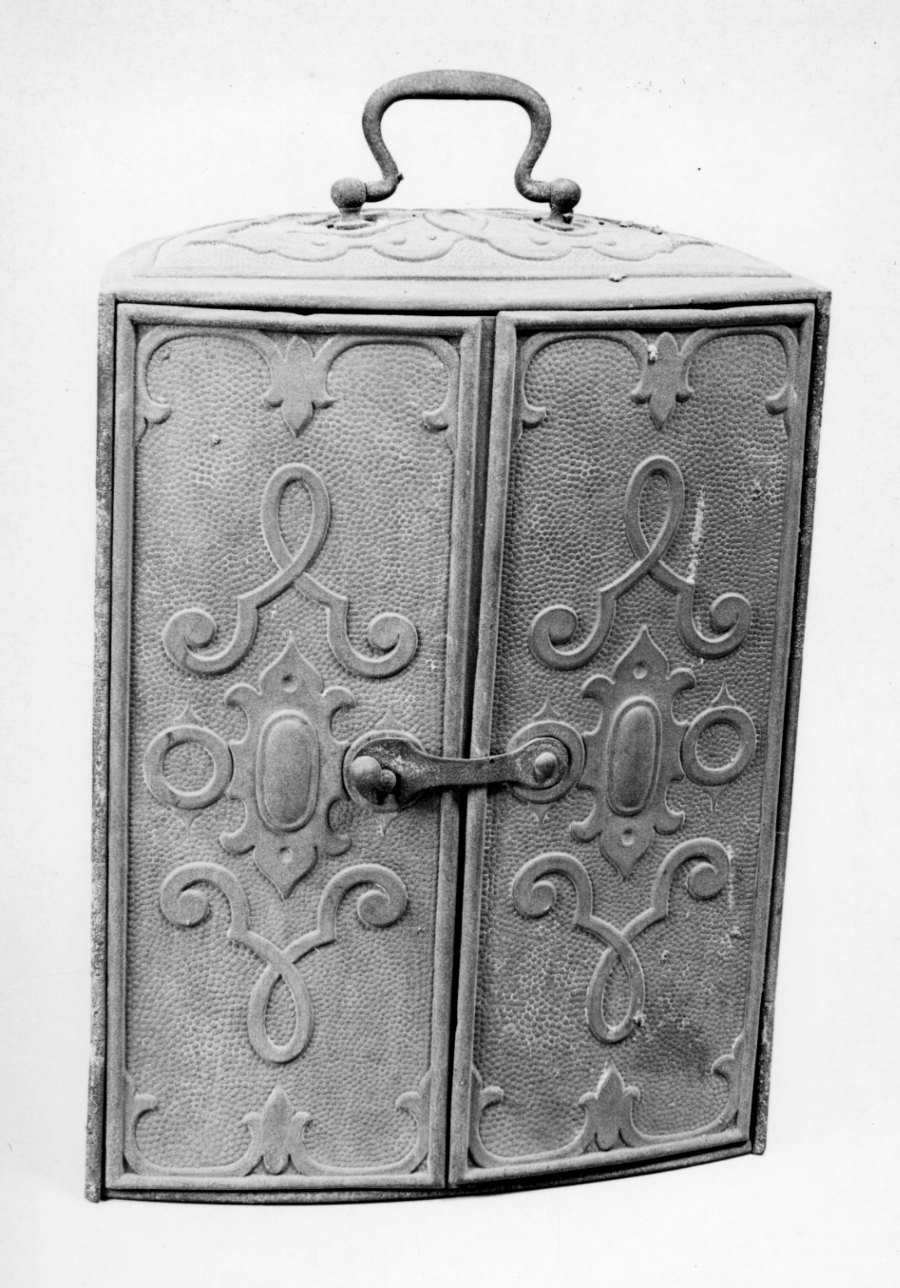 tabernacolo portatile, opera isolata - bottega italiana (fine/inizio secc. XIX/ XX)
