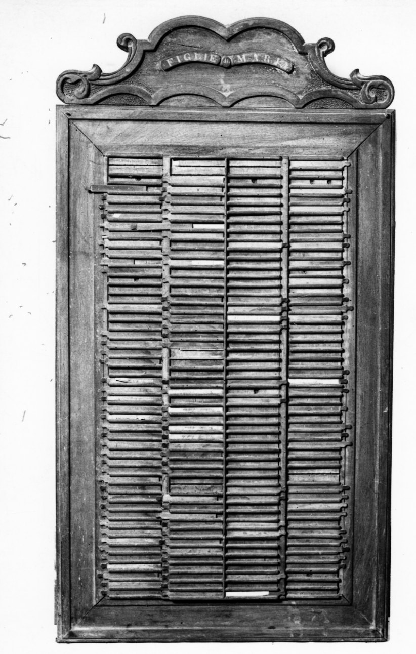 tabella di confraternita, opera isolata - bottega piemontese (secondo quarto sec. XIX)