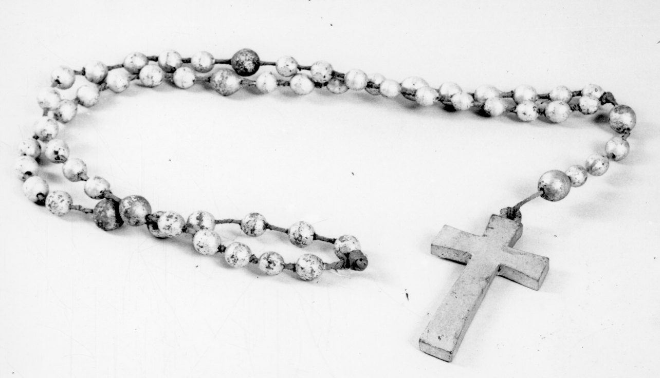 corona del rosario, opera isolata - bottega piemontese (secc. XVIII/ XIX)