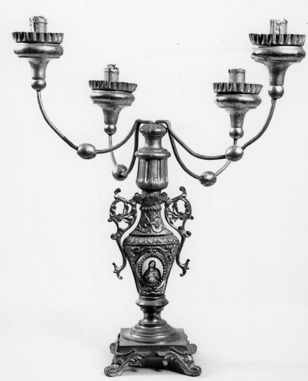 candeliere, coppia - bottega italiana, bottega piemontese (sec. XX)