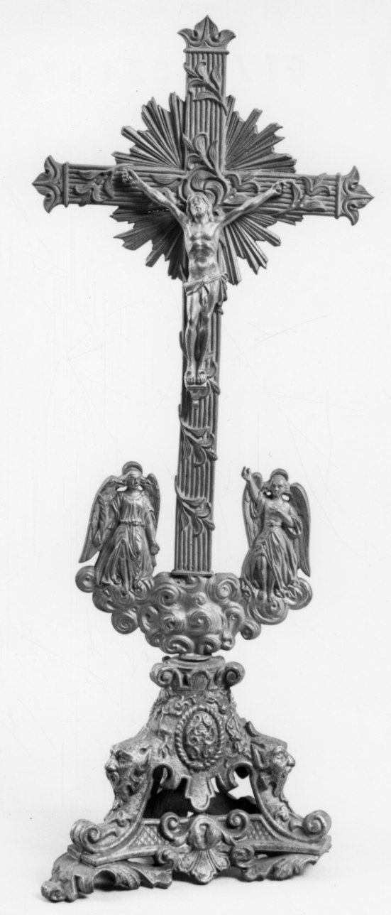 Cristo crocifisso (croce d'altare, opera isolata) - bottega italiana (seconda metà sec. XIX)