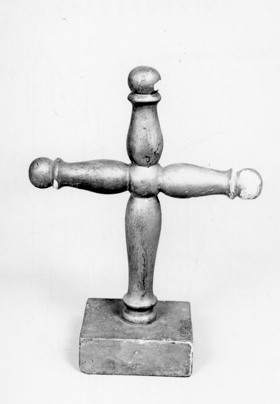 croce d'altare, opera isolata - bottega torinese (seconda metà sec. XIX)