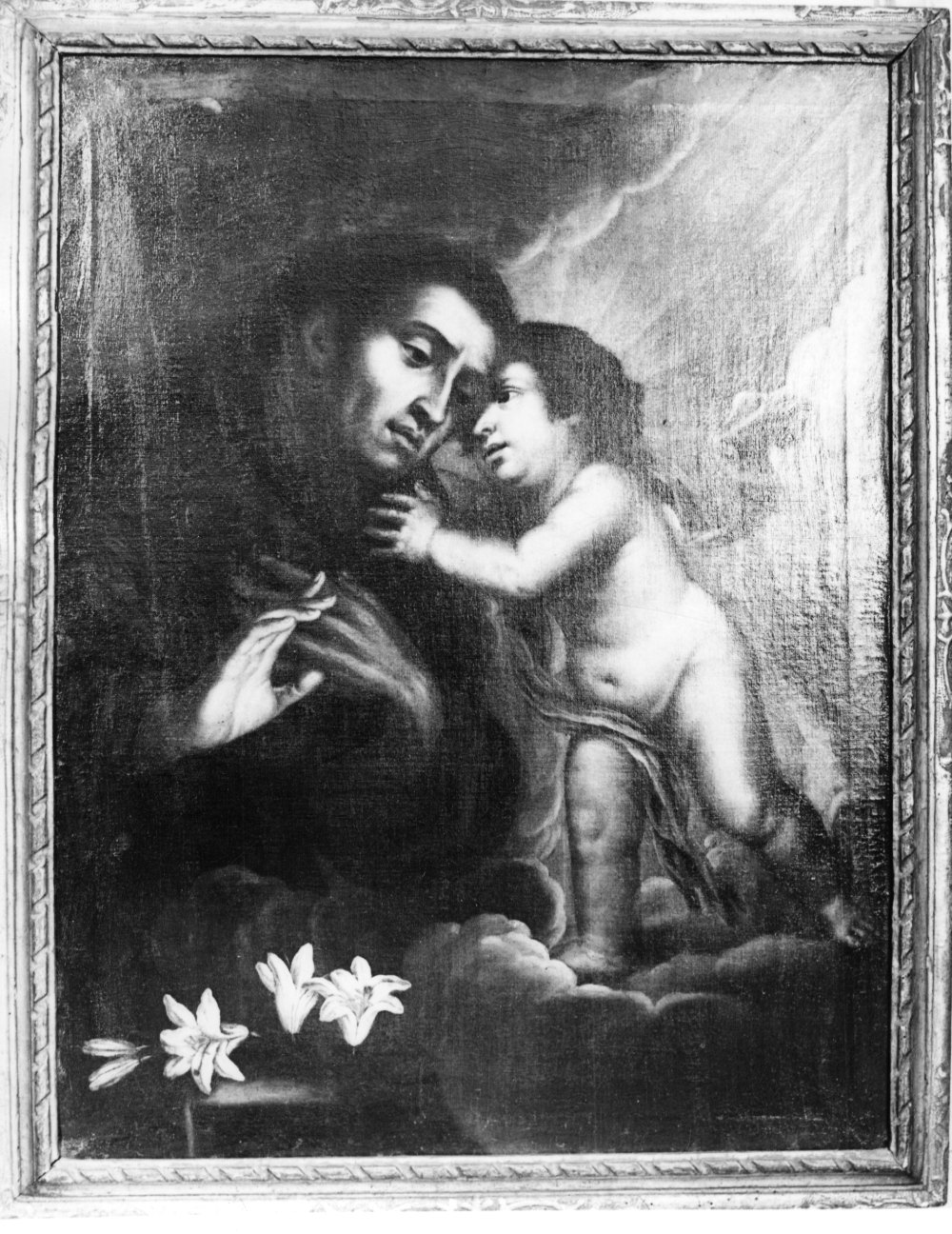 Sant'Antonio da Padova (dipinto, opera isolata) - ambito piemontese (inizio sec. XVIII)