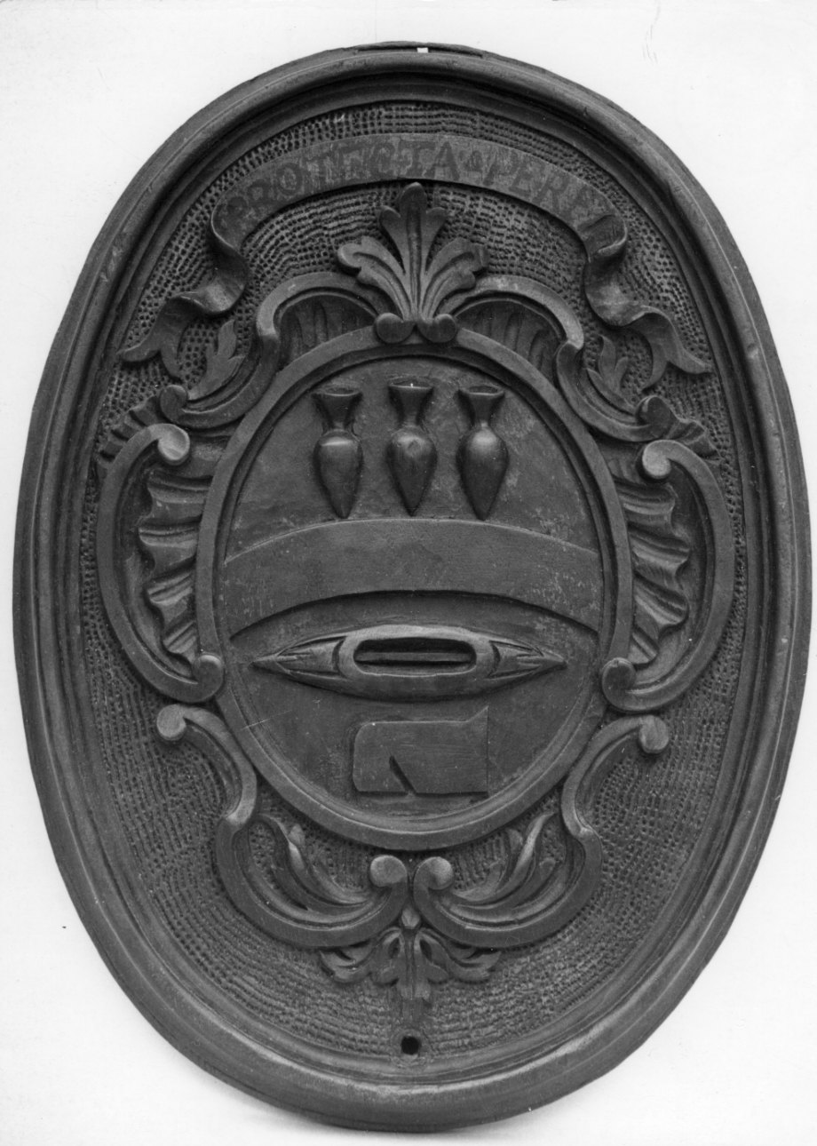 emblema di confraternita, opera isolata - bottega piemontese (metà sec. XVIII)