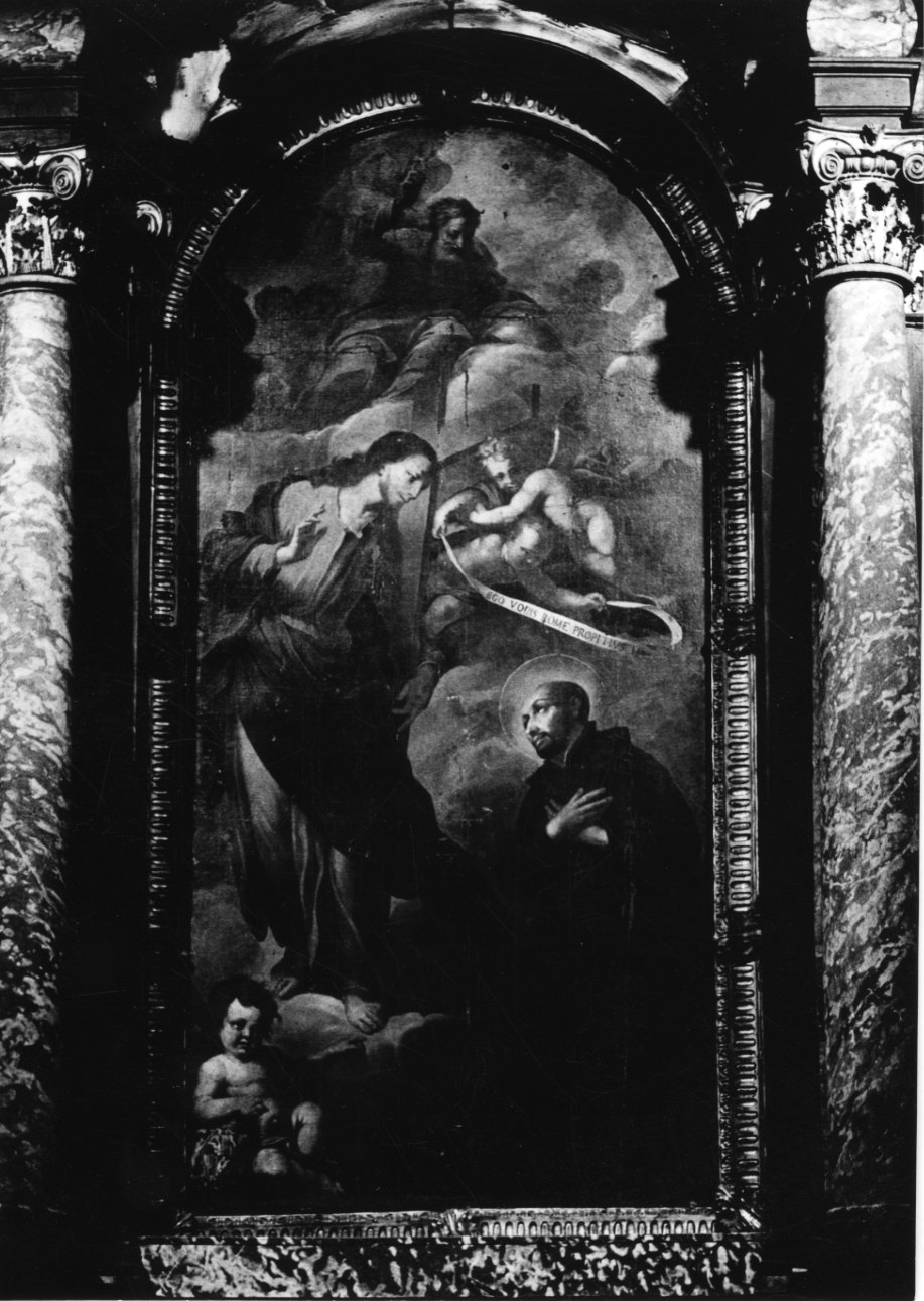 Visione di Sant'Ignazio a La Storta (dipinto, opera isolata) di Taricco Sebastiano (seconda metà sec. XVII)