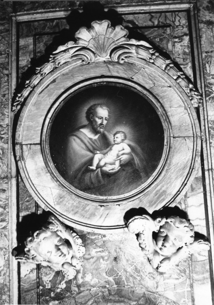 San Giuseppe e Gesù Bambino (dipinto, elemento d'insieme) - ambito piemontese (prima metà sec. XIX)
