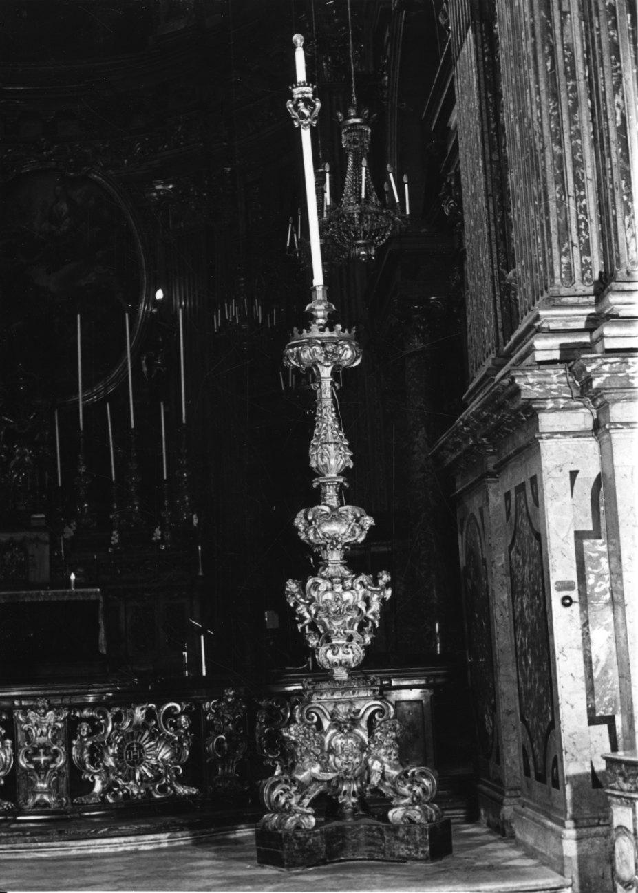 candelabro, coppia di Possino Vincenzo Alberto (attribuito) (primo quarto sec. XVIII)