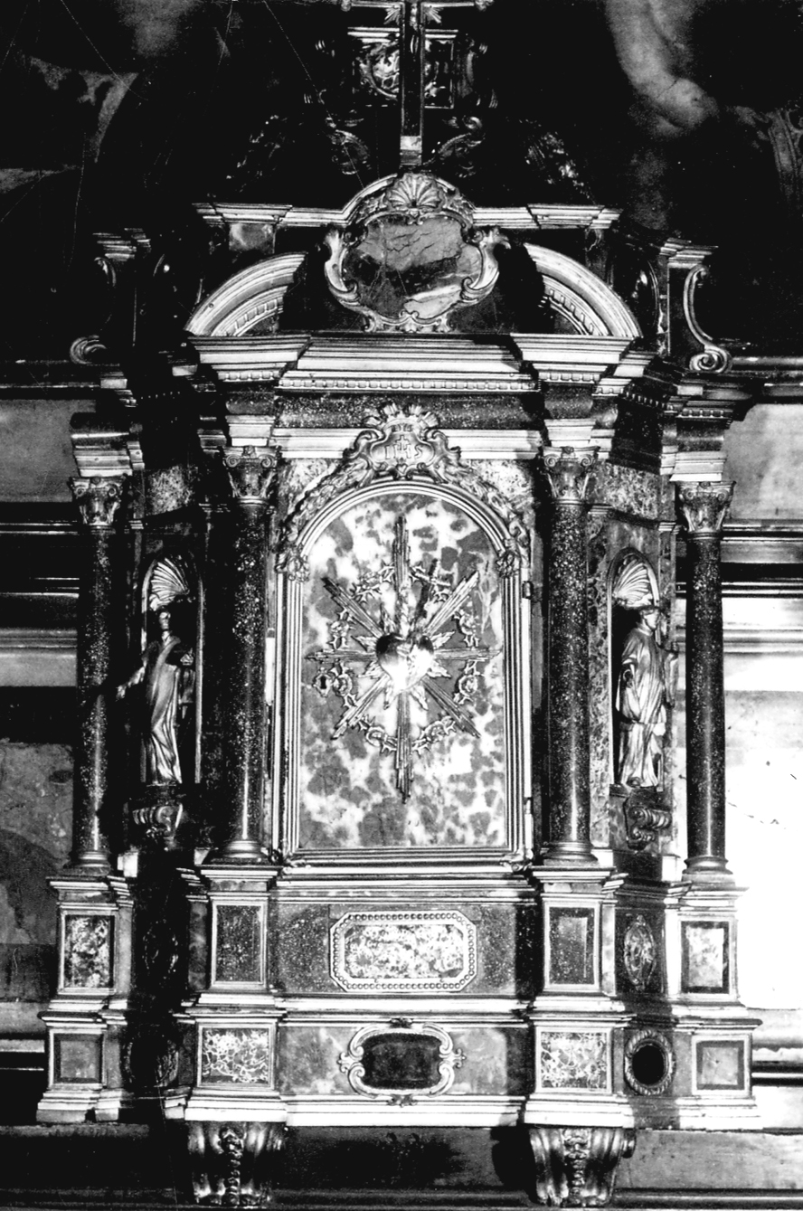 tabernacolo, opera isolata - bottega piemontese (primo quarto sec. XVIII)