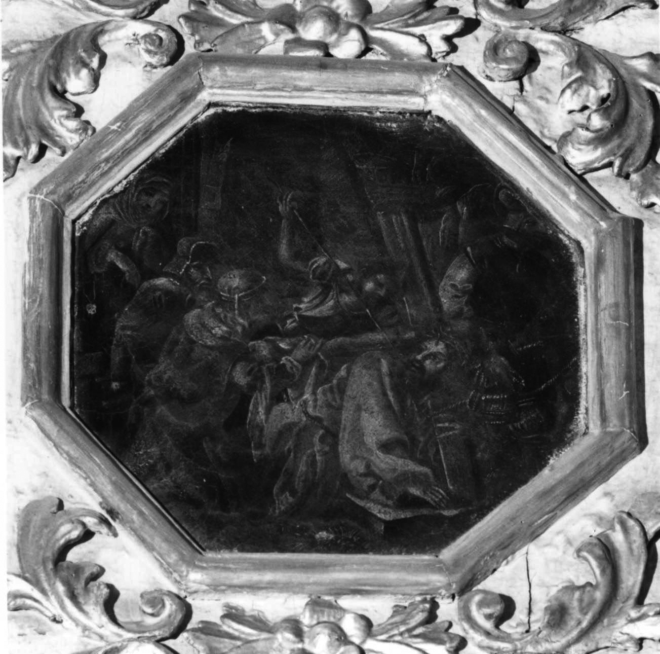 salita di Cristo al monte Calvario (dipinto) - ambito piemontese (inizio sec. XVIII)