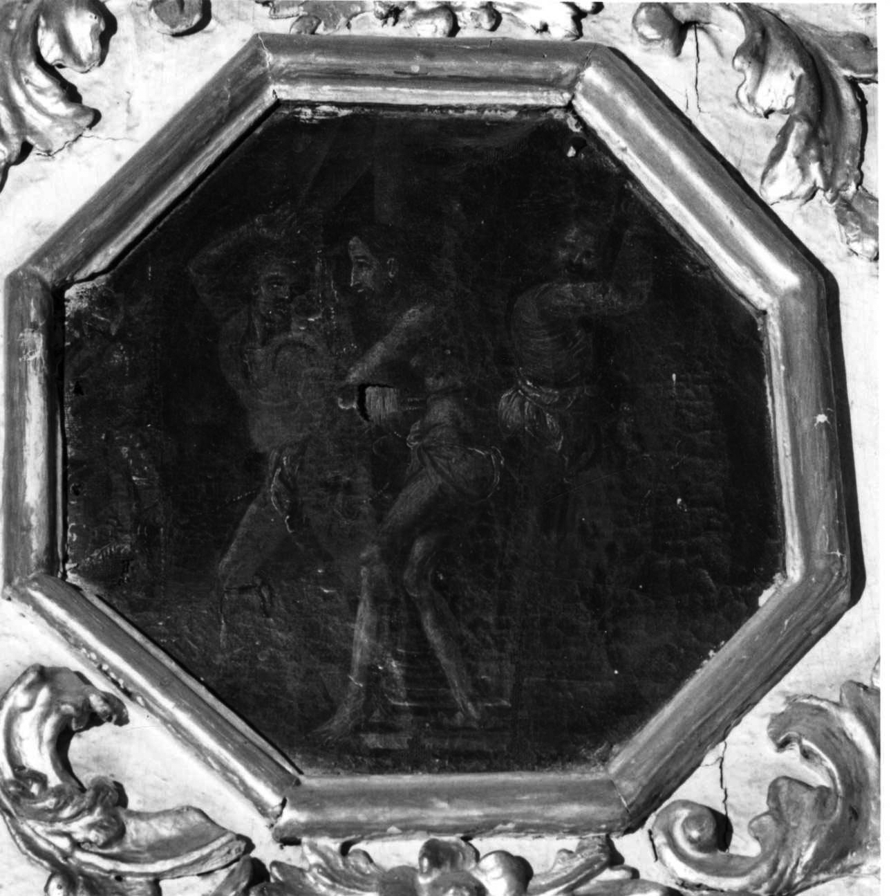 flagellazione di Cristo (dipinto) - ambito piemontese (inizio sec. XVIII)