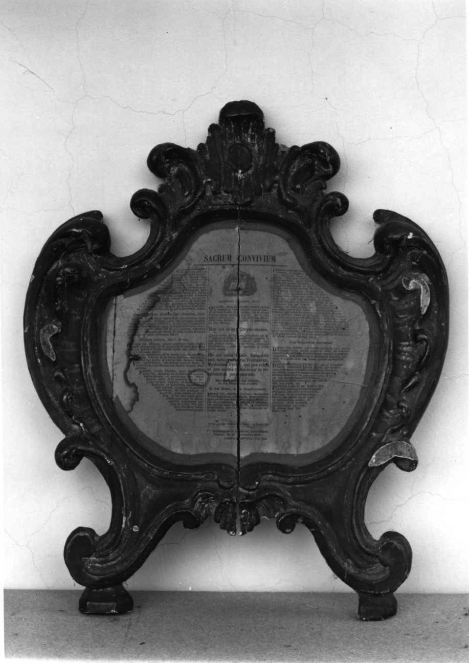 cartagloria, opera isolata - bottega piemontese (seconda metà sec. XVIII)