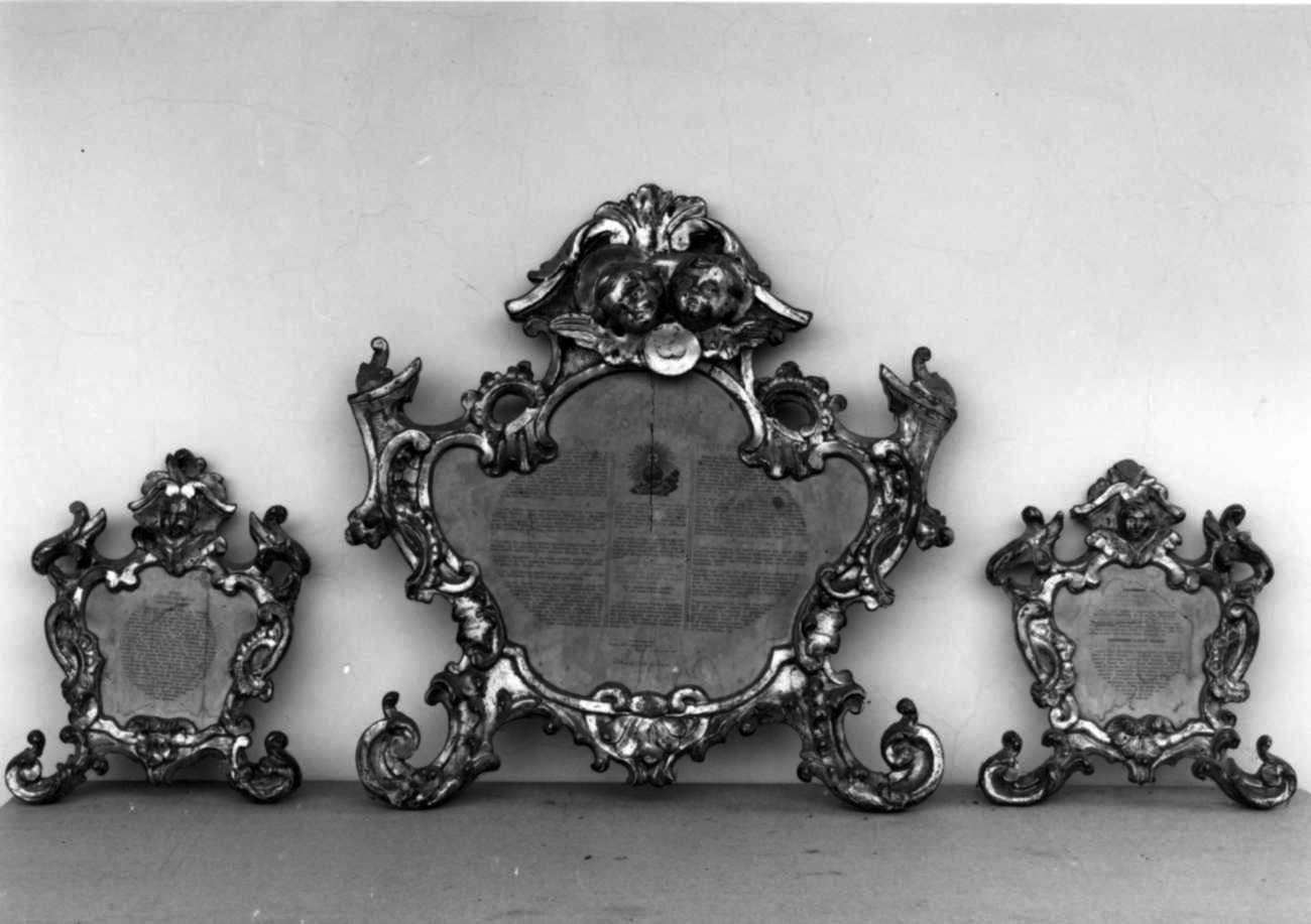 cartagloria, serie - bottega piemontese (sec. XVIII)