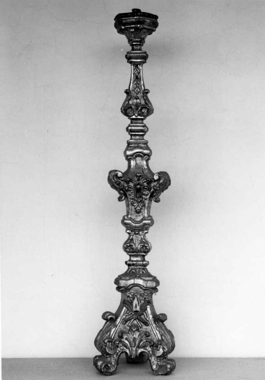 candeliere, serie - bottega piemontese (prima metà sec. XIX)