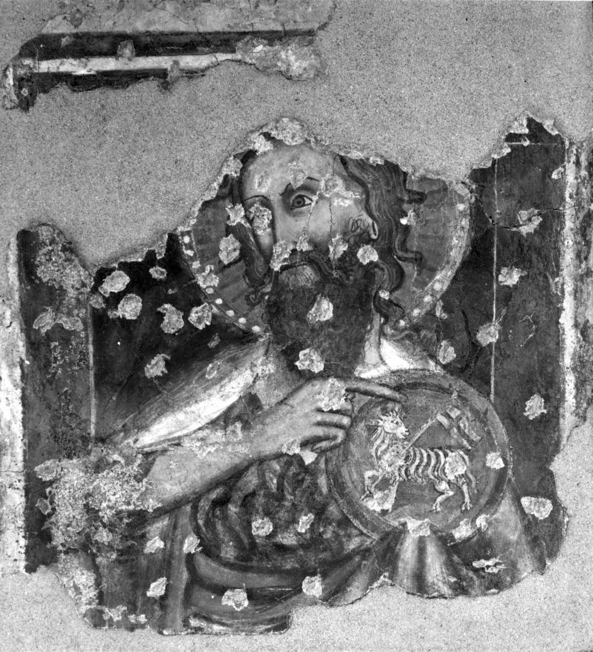 San Giovanni Battista (dipinto, opera isolata) - ambito piemontese (ultimo quarto sec. XIV)