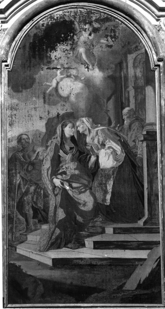 visitazione (dipinto, opera isolata) - ambito piemontese (seconda metà sec. XVIII)