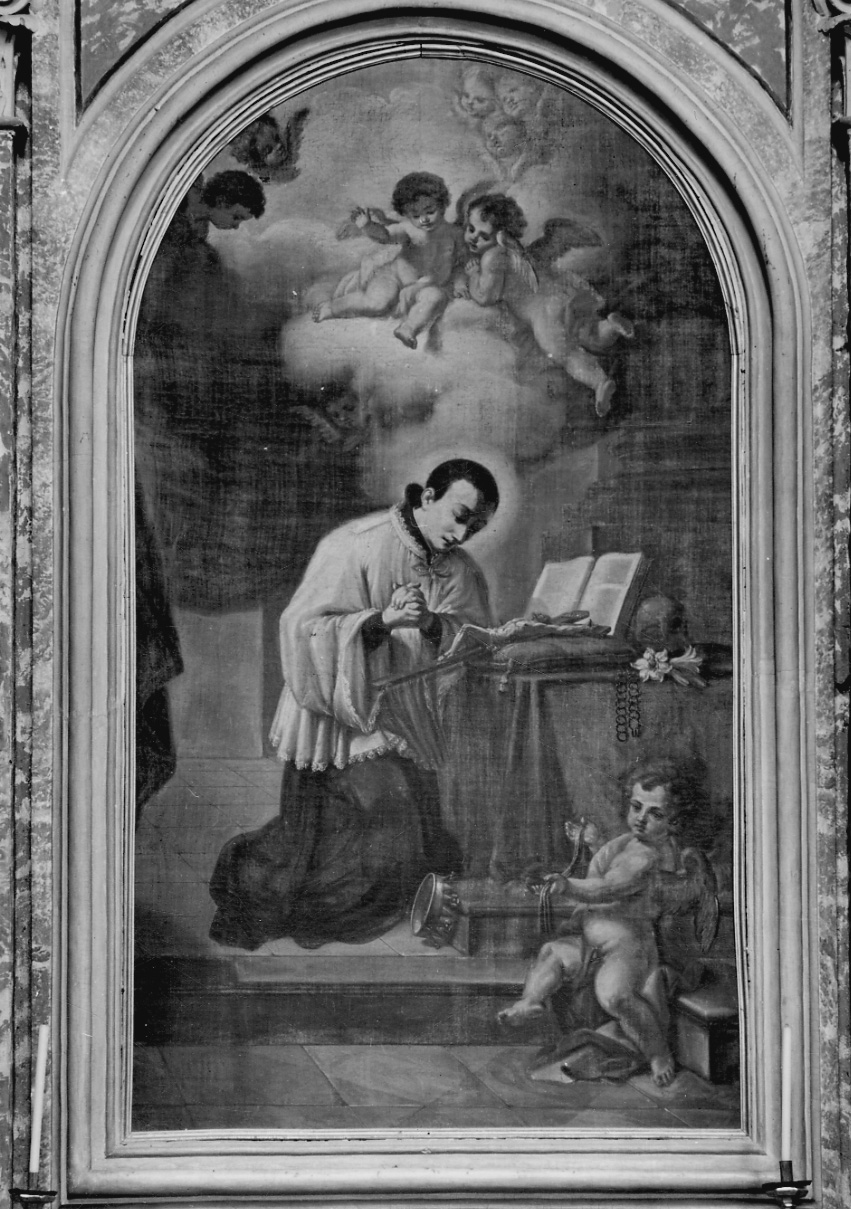 San Luigi Gonzaga (dipinto, opera isolata) - ambito piemontese (prima metà sec. XIX)
