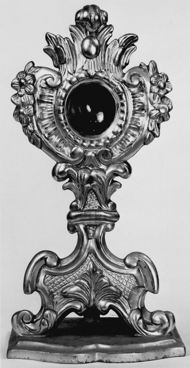 reliquiario - a ostensorio, opera isolata - bottega piemontese (primo quarto sec. XIX)