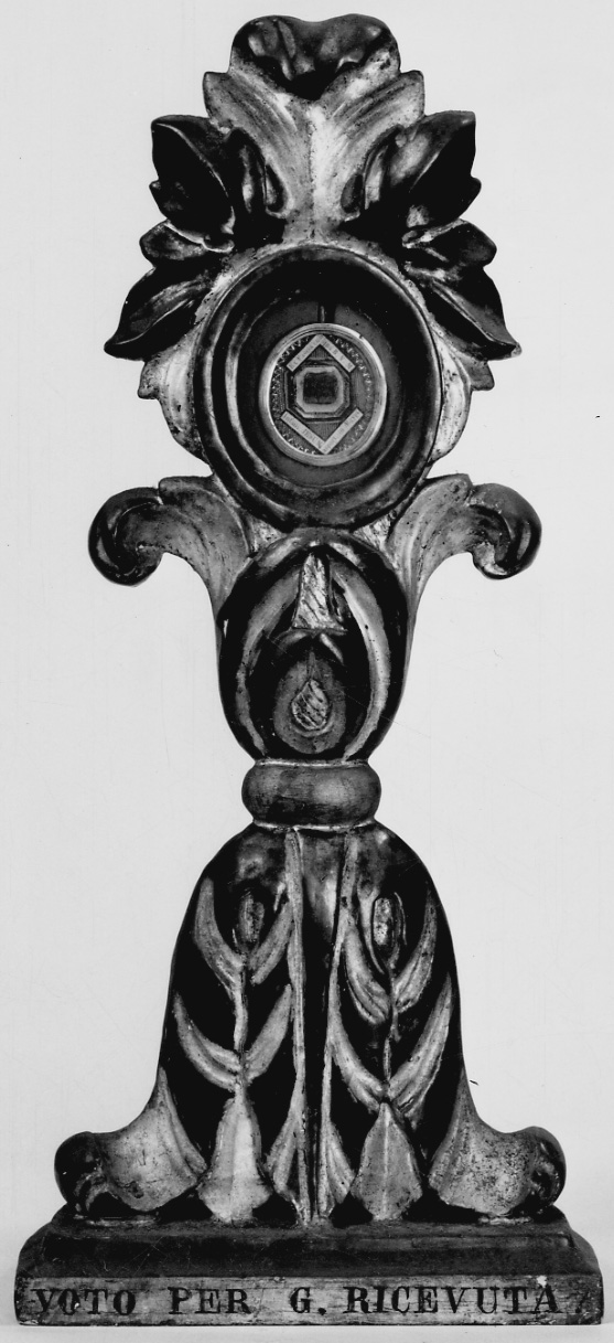 reliquiario - a ostensorio, opera isolata - bottega piemontese (ultimo quarto sec. XVIII)
