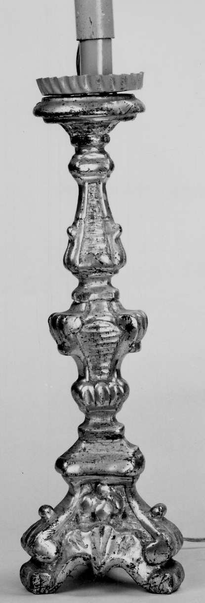 candeliere, serie - bottega torinese (terzo quarto sec. XVIII)