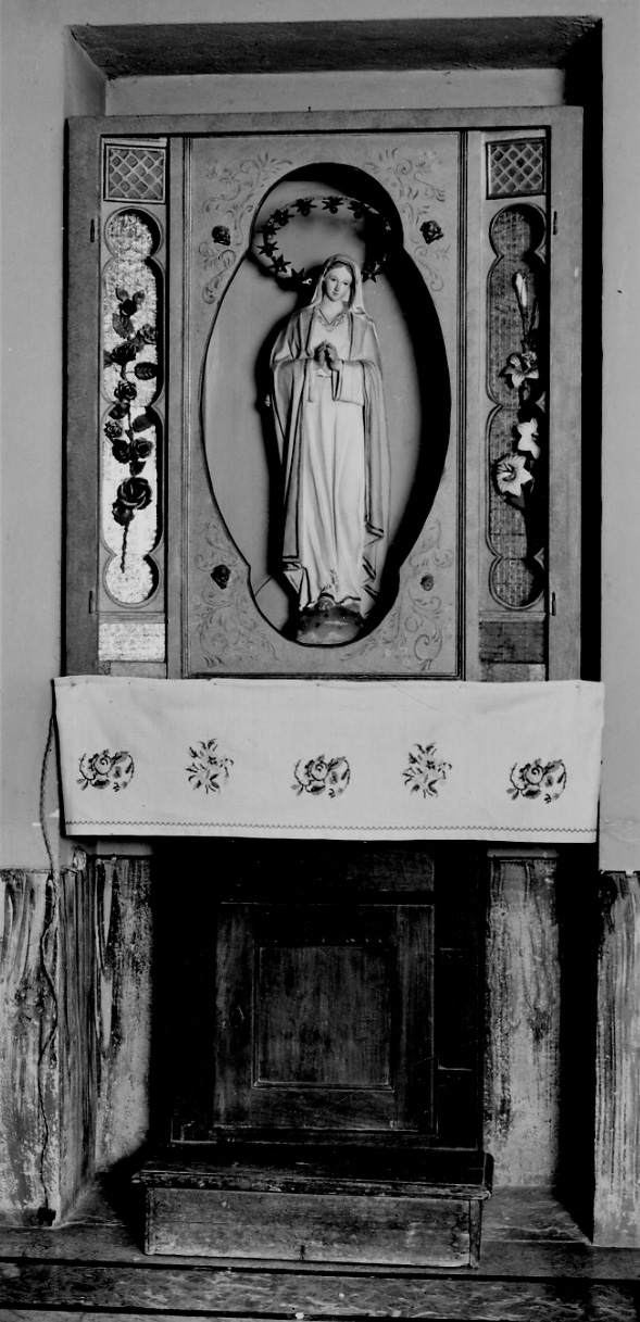 inginocchiatoio - a stipetto, opera isolata - bottega piemontese (seconda metà sec. XIX)