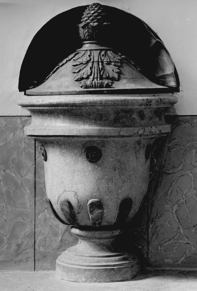 fonte battesimale, opera isolata - bottega piemontese (prima metà sec. XIX)
