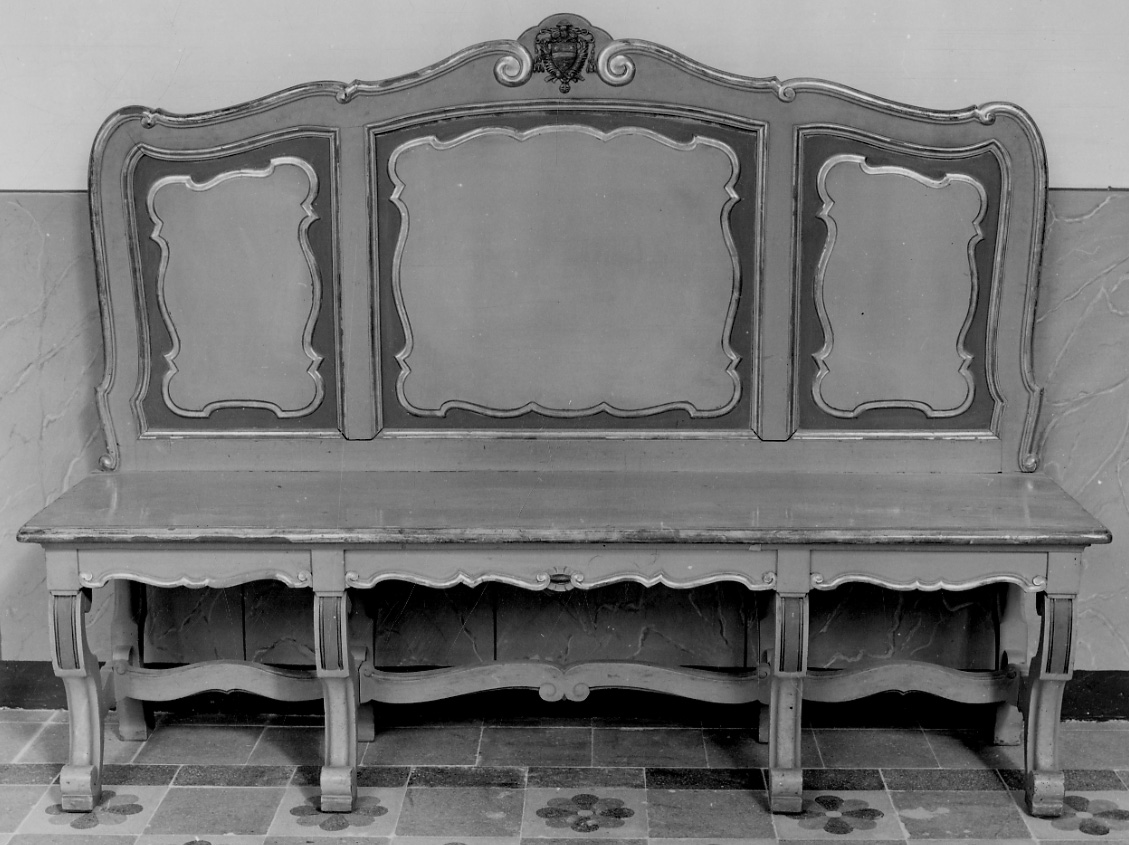 panca, opera isolata - bottega piemontese (ultimo quarto sec. XVIII)