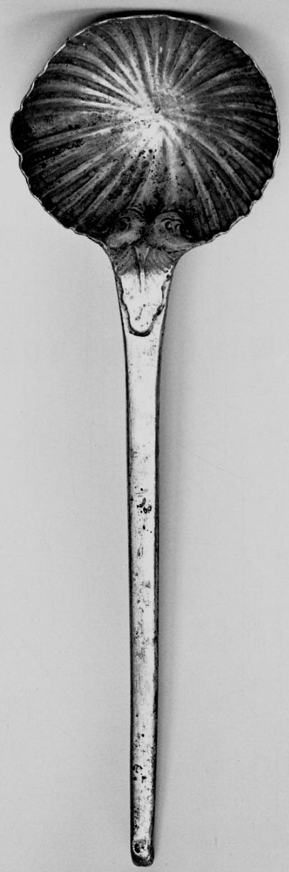 cucchiaio battesimale, opera isolata - bottega piemontese (primo quarto sec. XX)