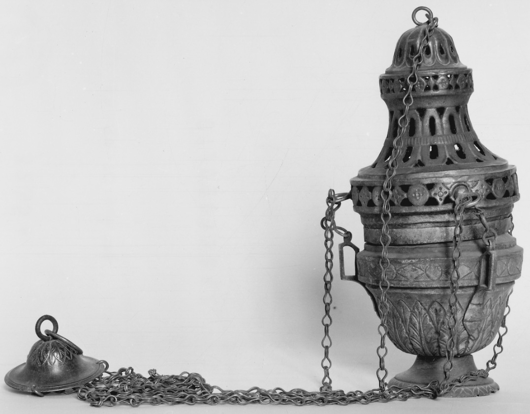 turibolo, elemento d'insieme - bottega torinese (prima metà sec. XIX)