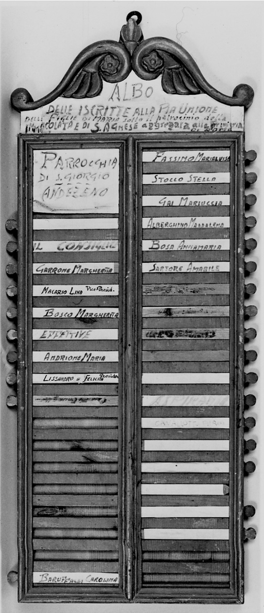 tabella di confraternita, opera isolata - bottega piemontese (metà sec. XIX)