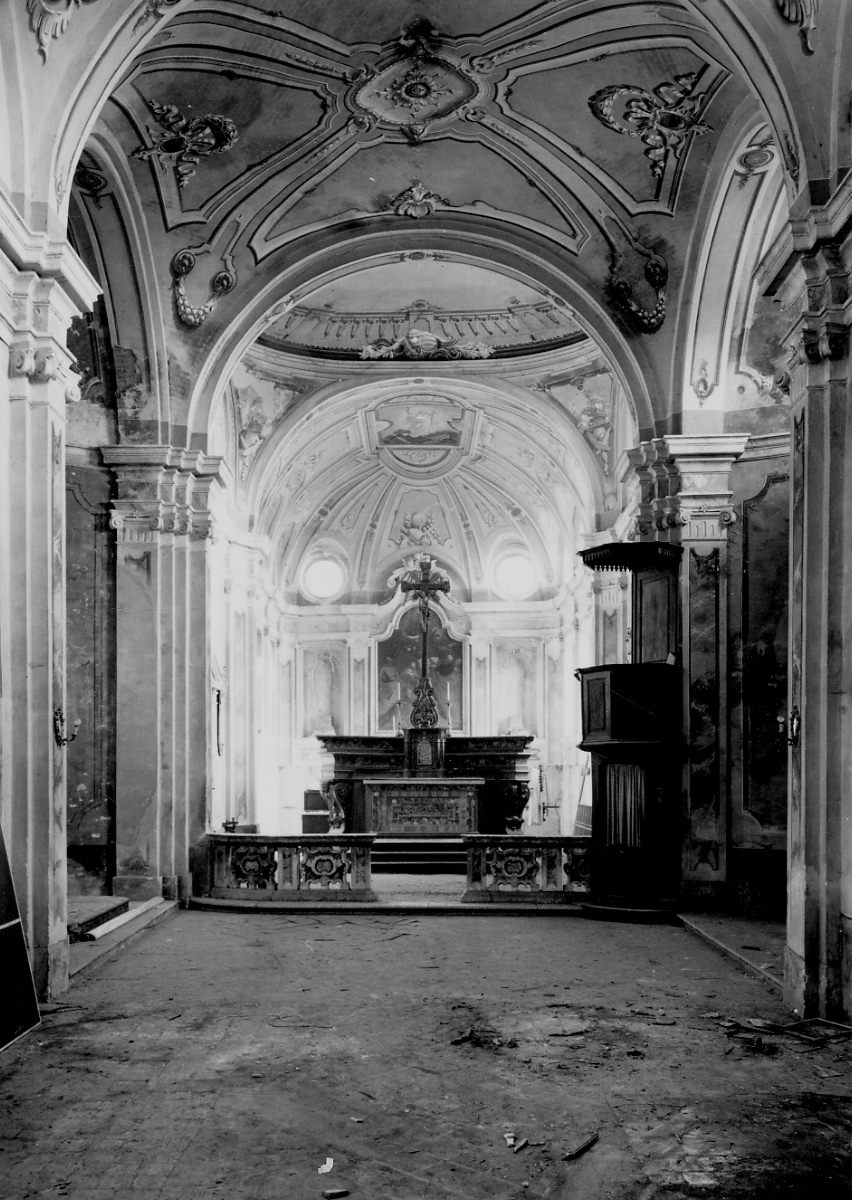 motivi decorativi architettonici (decorazione pittorica, complesso decorativo) - bottega piemontese (secondo quarto sec. XIX)