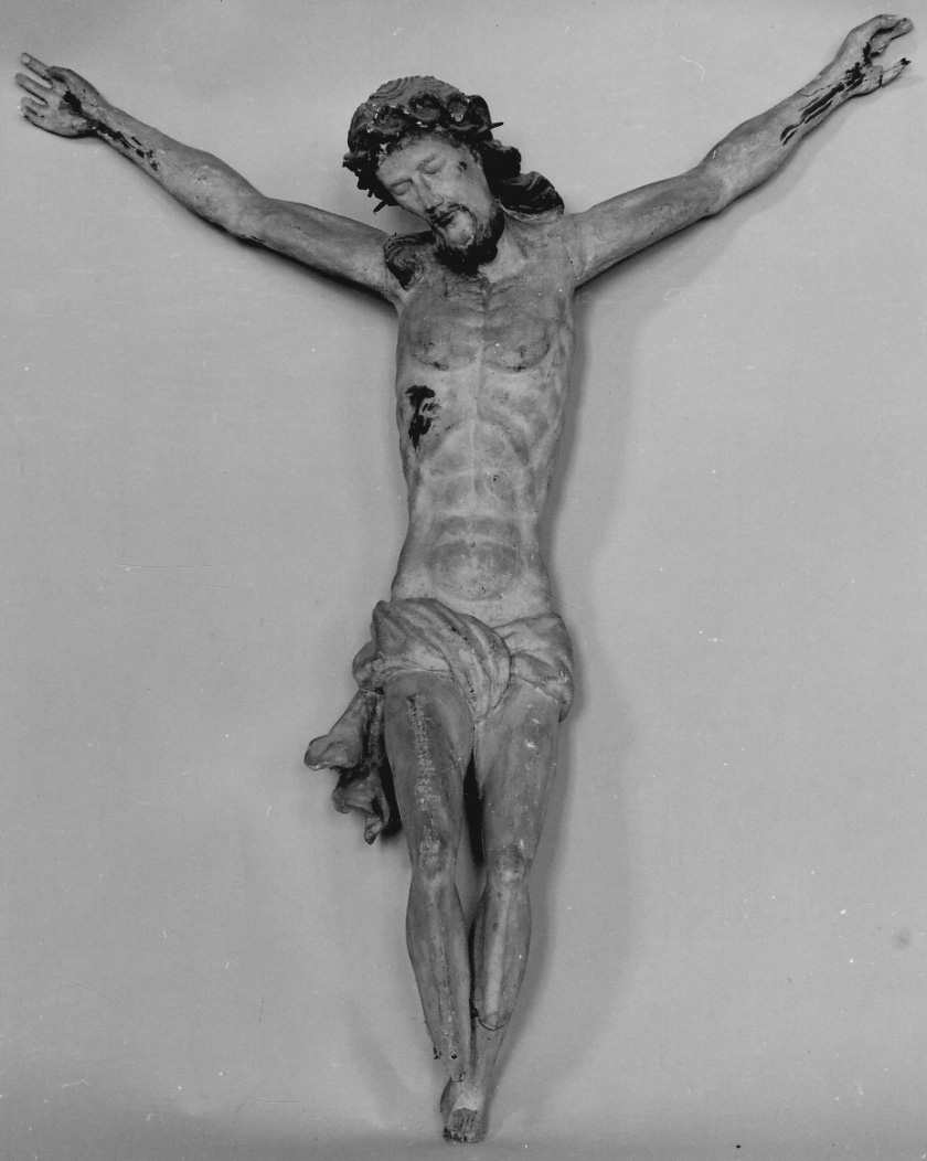Cristo crocifisso (scultura, opera isolata) - bottega piemontese (secondo quarto sec. XIX)