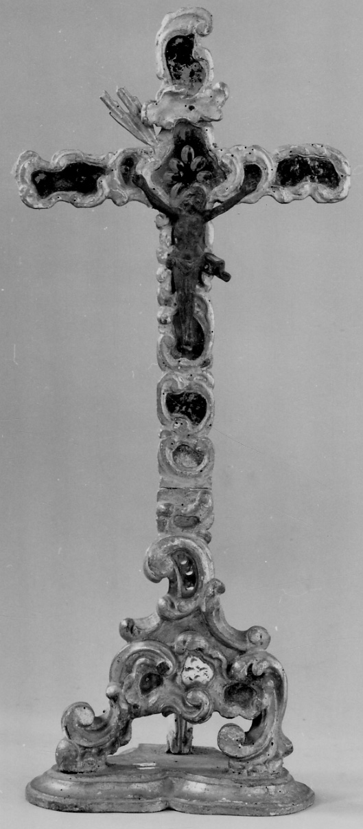 Cristo crocifisso (croce d'altare, opera isolata) - bottega veneziana (metà sec. XVIII)