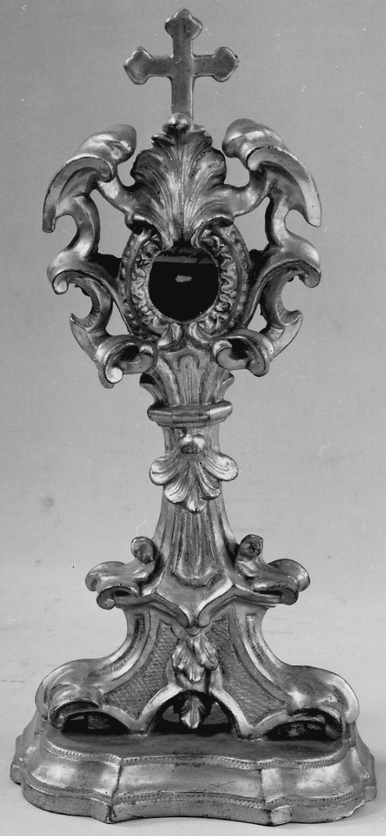 reliquiario - a ostensorio, opera isolata - bottega piemontese (metà sec. XVIII)