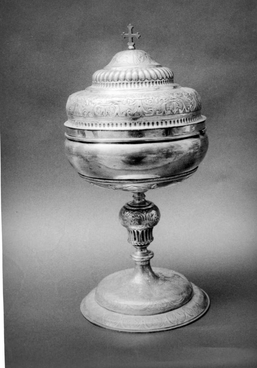 pisside, opera isolata - bottega piemontese (metà sec. XVII)