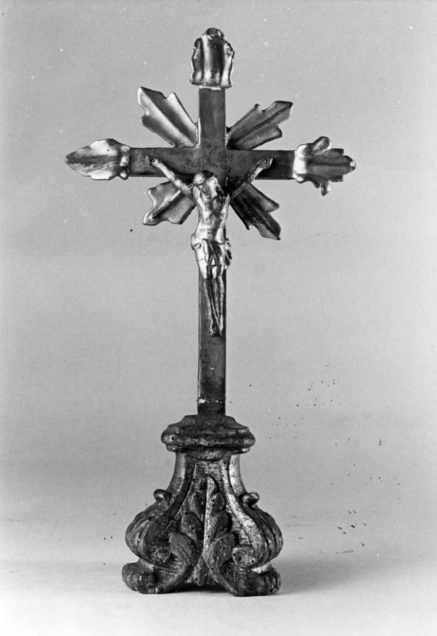 Cristo crocifisso (crocifisso stazionale, opera isolata) - bottega piemontese (seconda metà sec. XVIII)