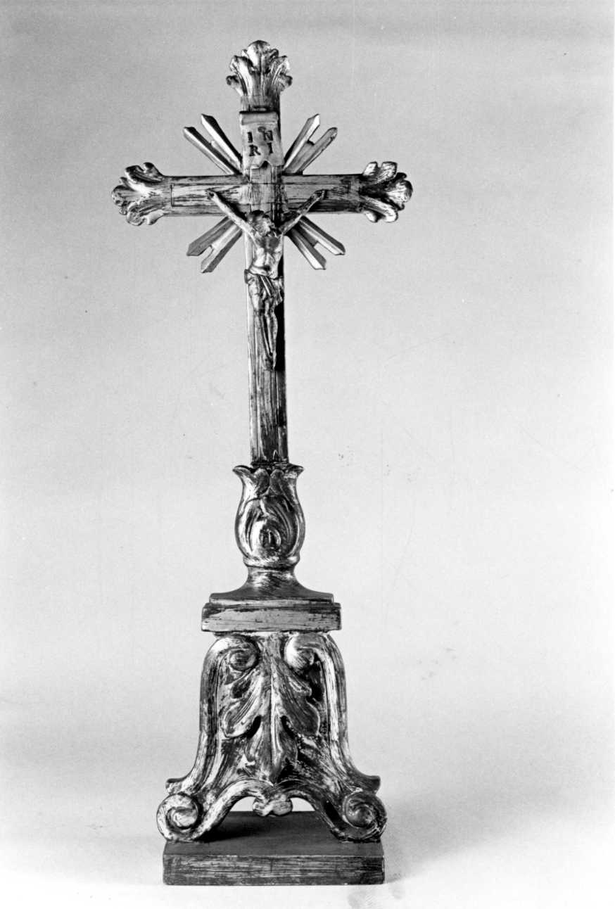 Cristo crocifisso (crocifisso stazionale, opera isolata) - bottega piemontese (prima metà sec. XIX)