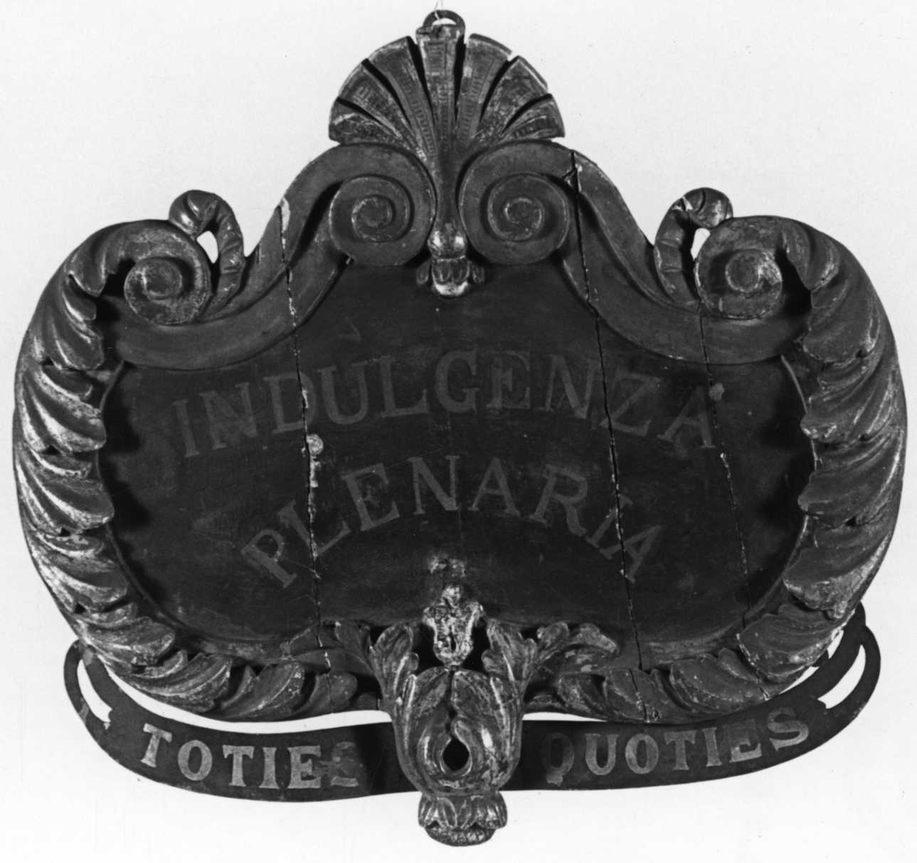 cartiglio, opera isolata - bottega piemontese (ultimo quarto sec. XVIII)