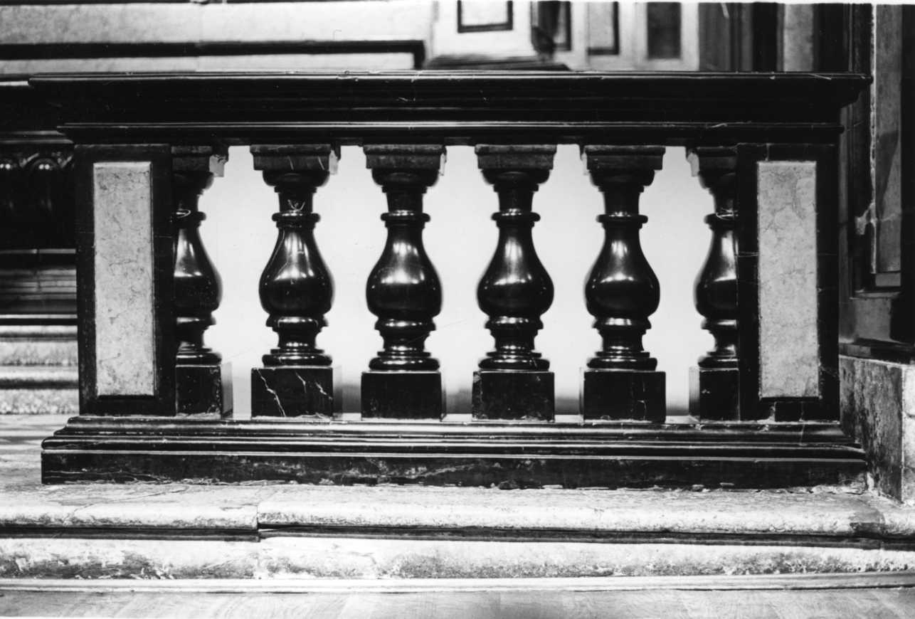 balaustrata di altare, opera isolata - bottega piemontese (metà sec. XVII)