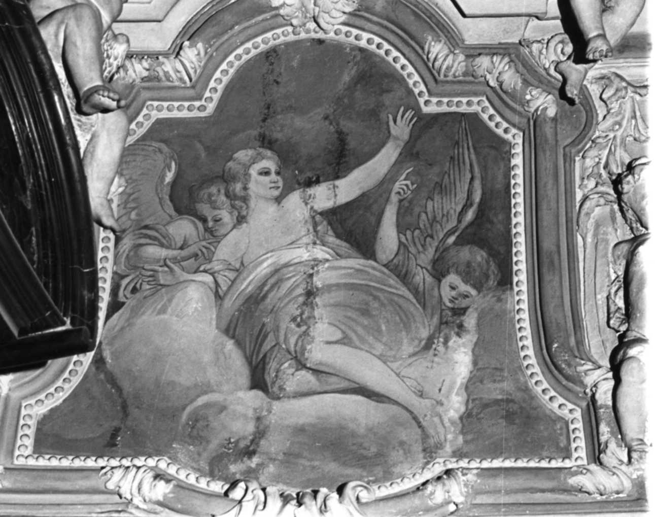 angeli (dipinto, elemento d'insieme) - ambito piemontese (sec. XIX)