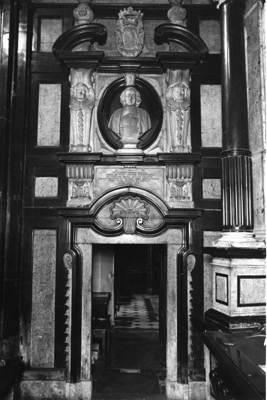 mostra di porta, insieme - bottega piemontese (seconda metà sec. XVIII)