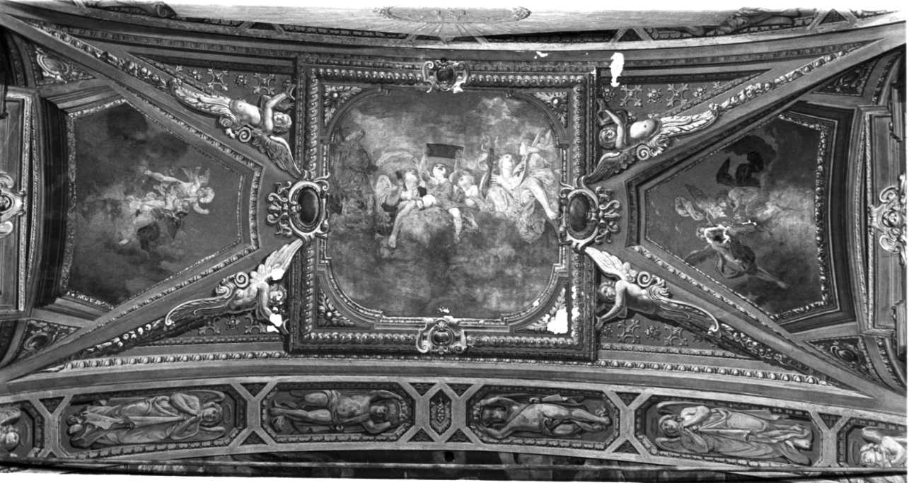 angeli (dipinto, elemento d'insieme) di Gautier Francesco (primo quarto, metà sec. XIX, sec. XIX)