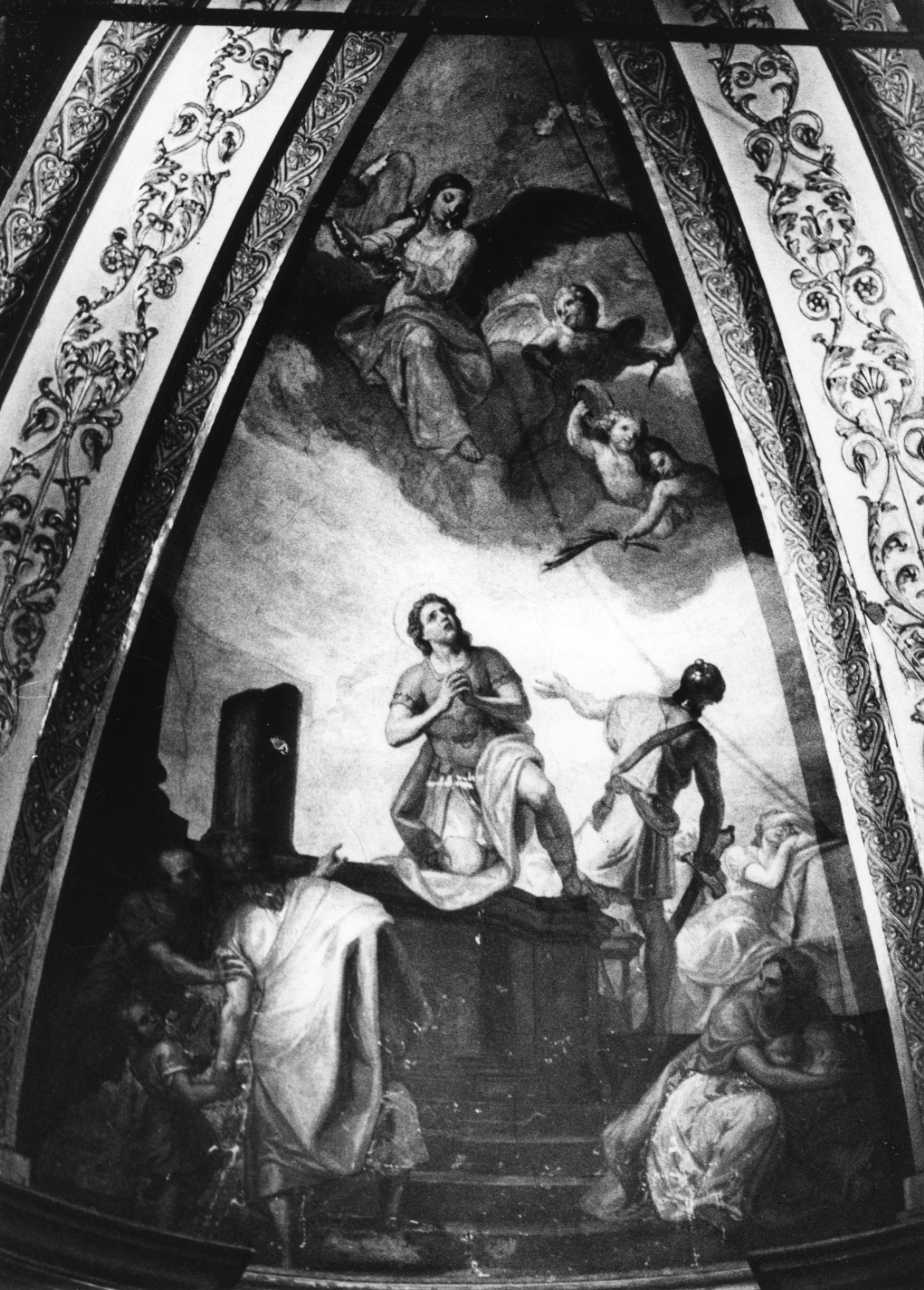 martirio di Sant'Avventore (dipinto, elemento d'insieme) di Vacca Luigi (secondo quarto sec. XIX)