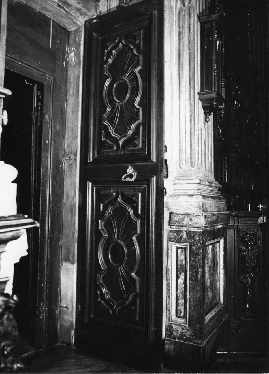 porta - a due battenti, opera isolata - bottega piemontese (sec. XVIII)